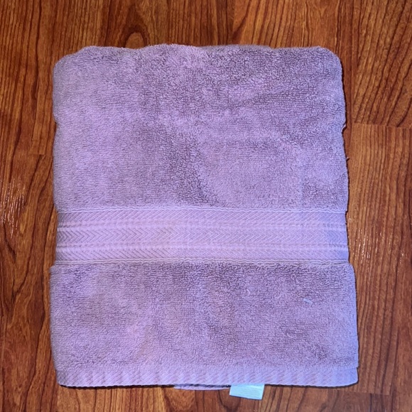 Canopy Purple Cotton Bath Towel - Picture 1 of 3